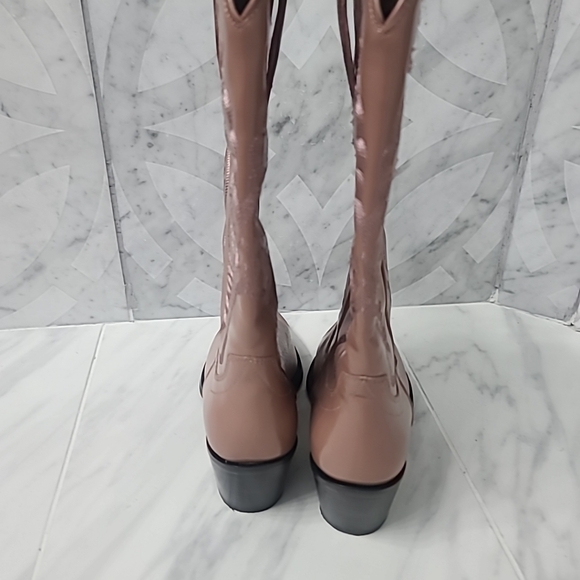 Jeffrey Campbell  Dagget Western Boots in pink rose sz 8 - Picture 5 of 8